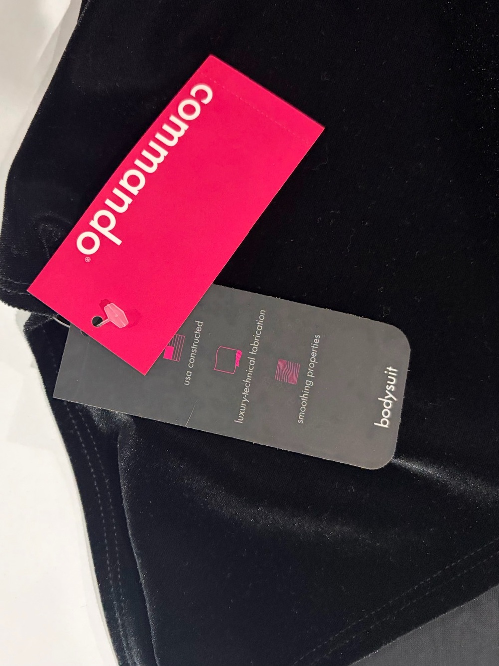 NWT Commando™  Black V-Neck Sleeveless Bodysuit (L) - Picture 9 of 11